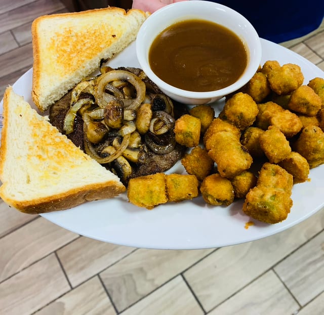 Hamburger Chopped Steak.