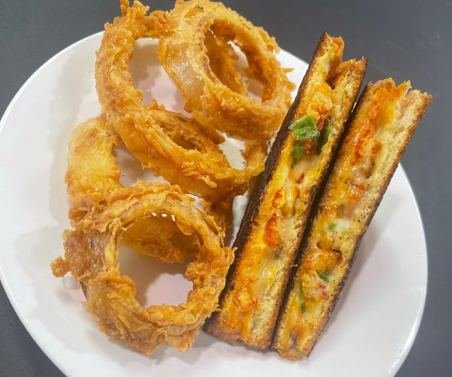 Adult Grilled Cheese Sandwich.