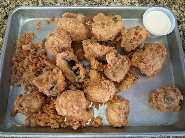Fried Mushrooms.
